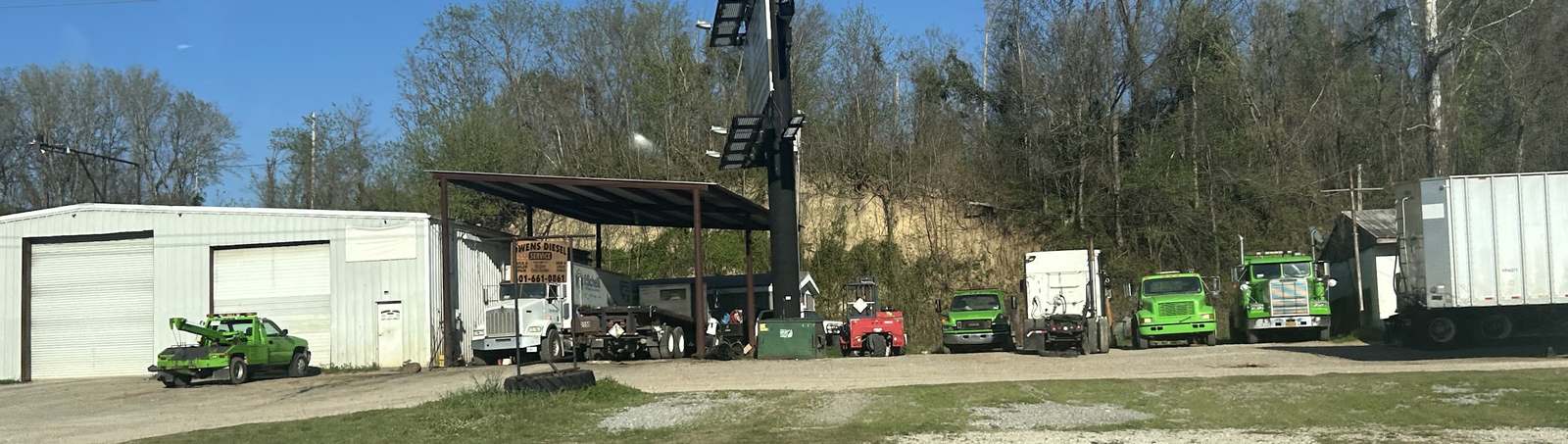 Owens Diesel Service shop in Vicksburg, Mississippi